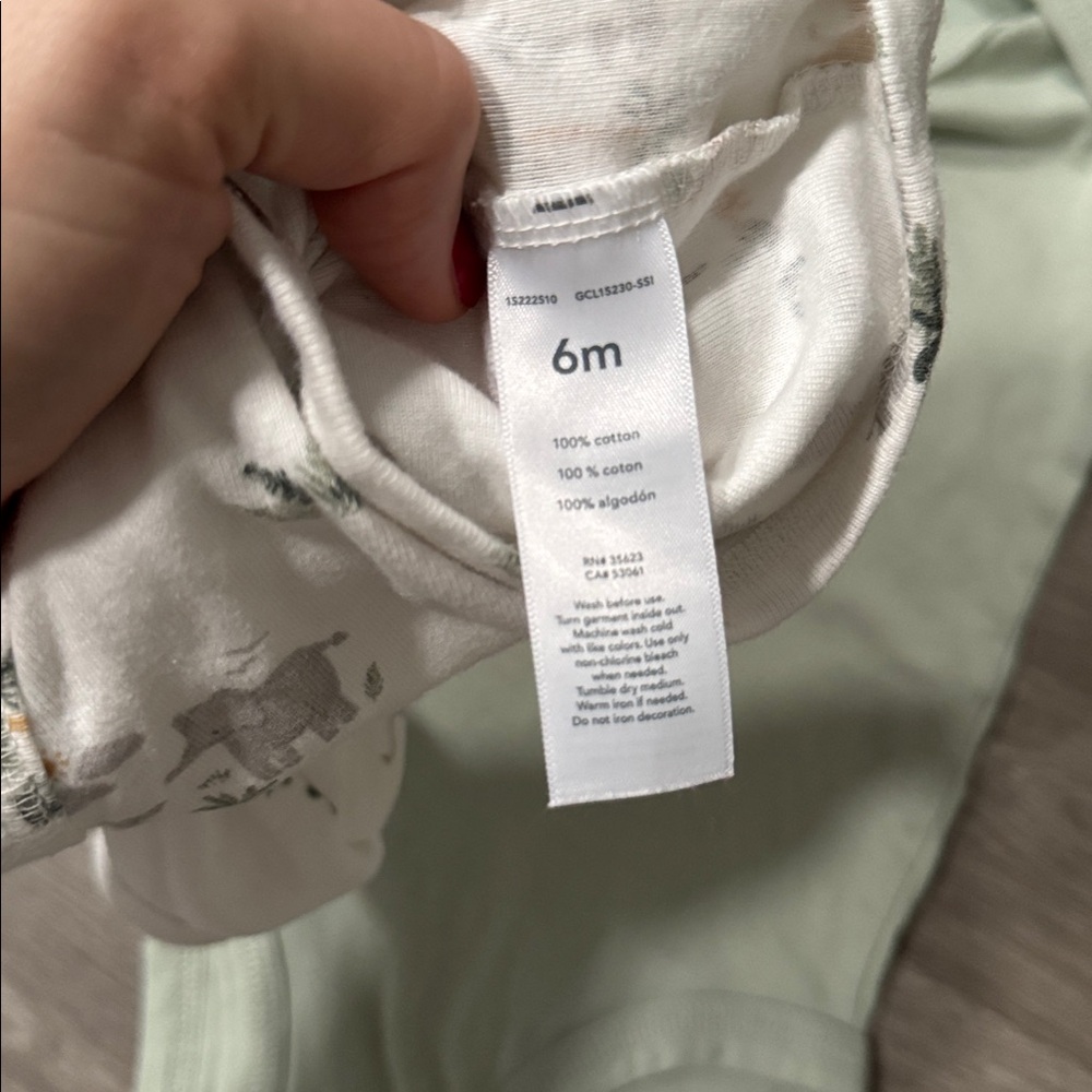 Carters Jungle Themed Bodysuits + Matching Pants - Picture 5 of 6